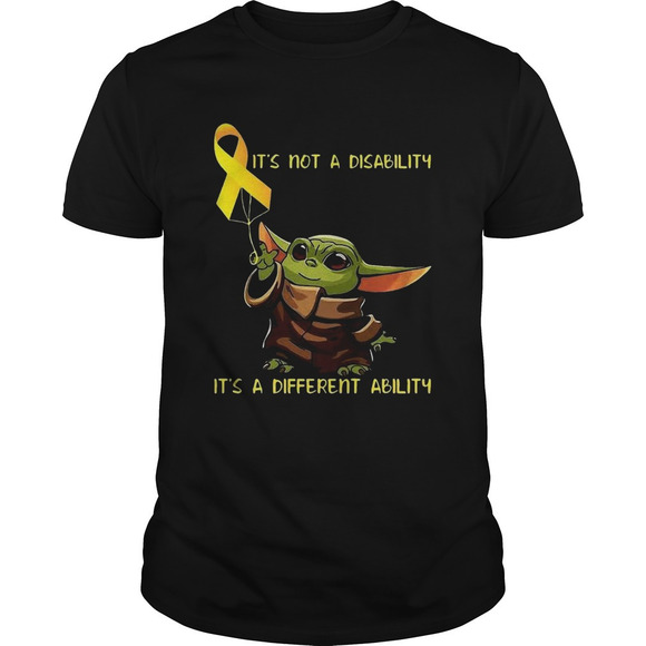 Tops - Baby Yoda Its Not A Disability Its A Different Ability Shirt